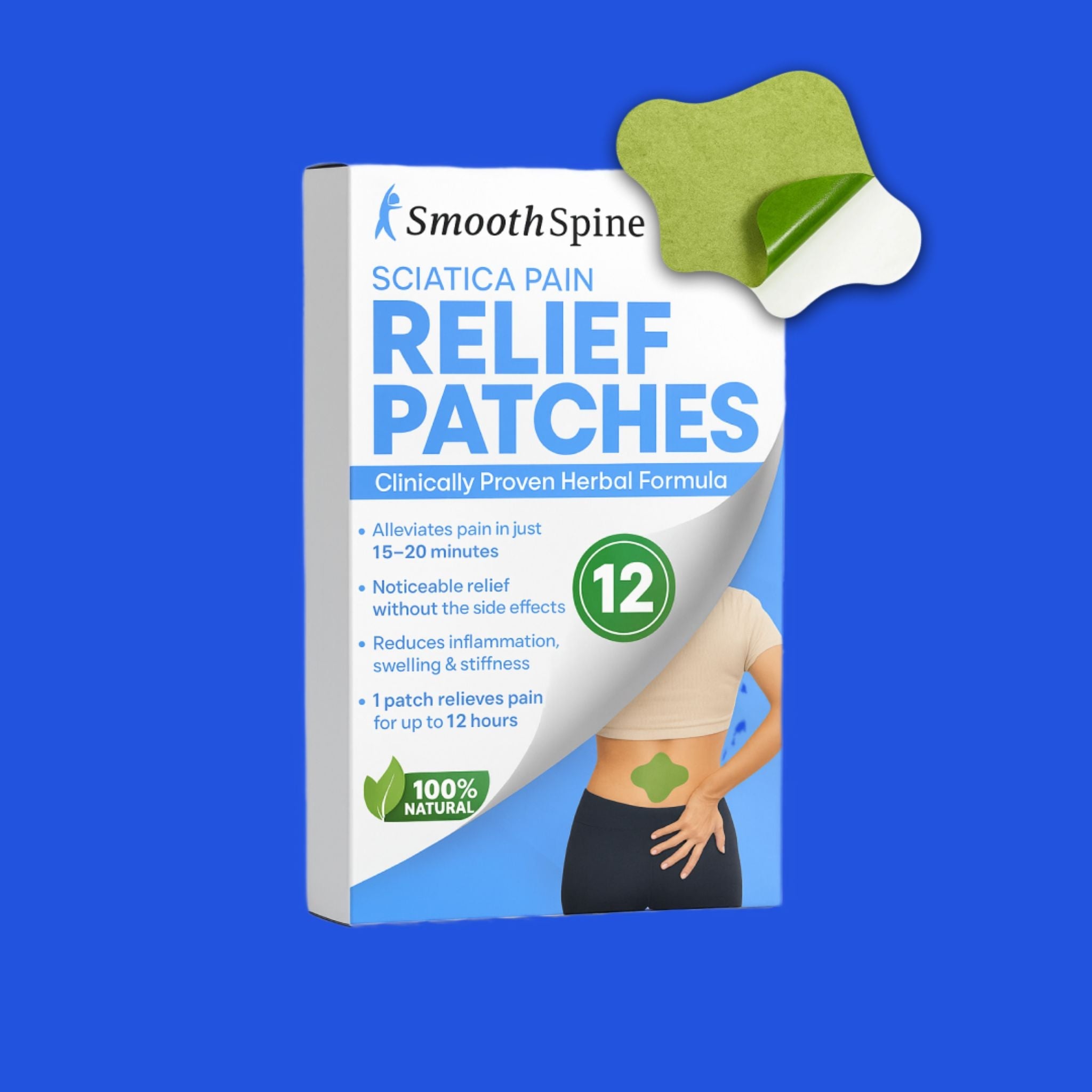 Sciatica Back Pain Relief Patches (12pcs)