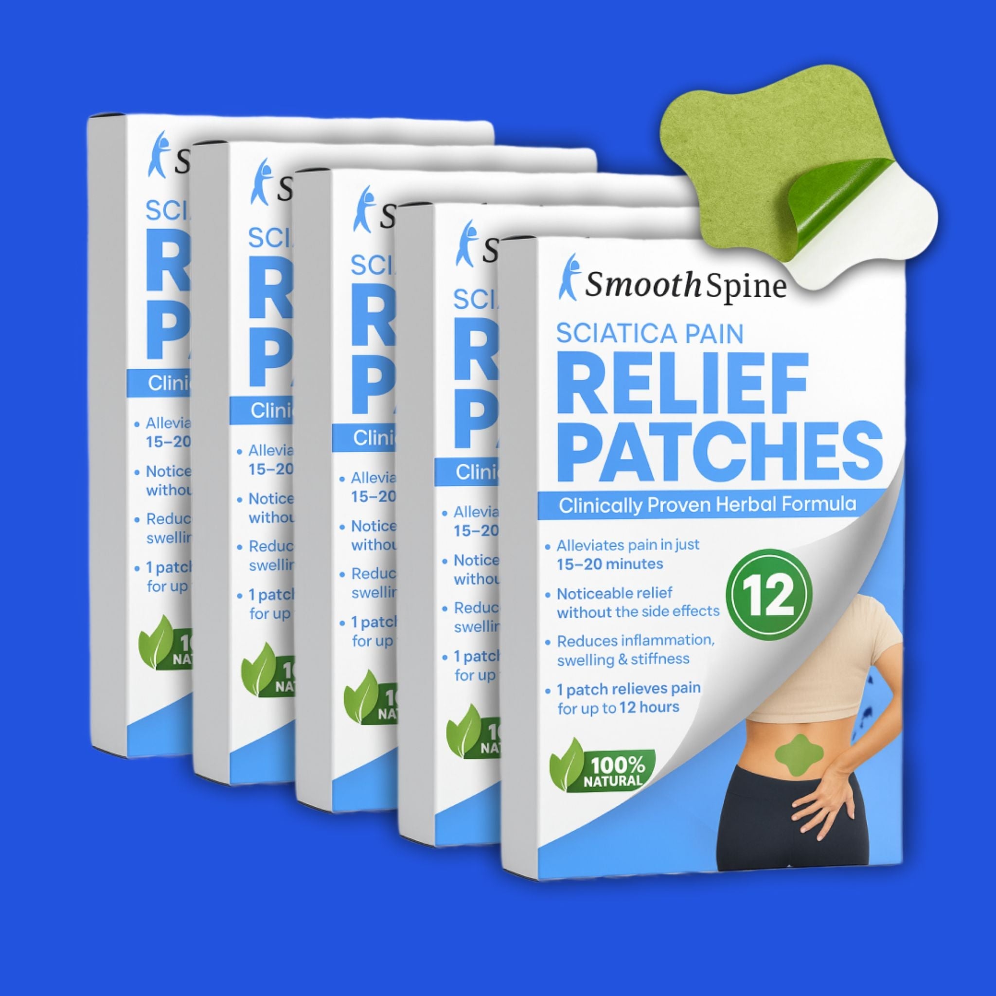 Sciatica Back Pain Relief Patches (12pcs)
