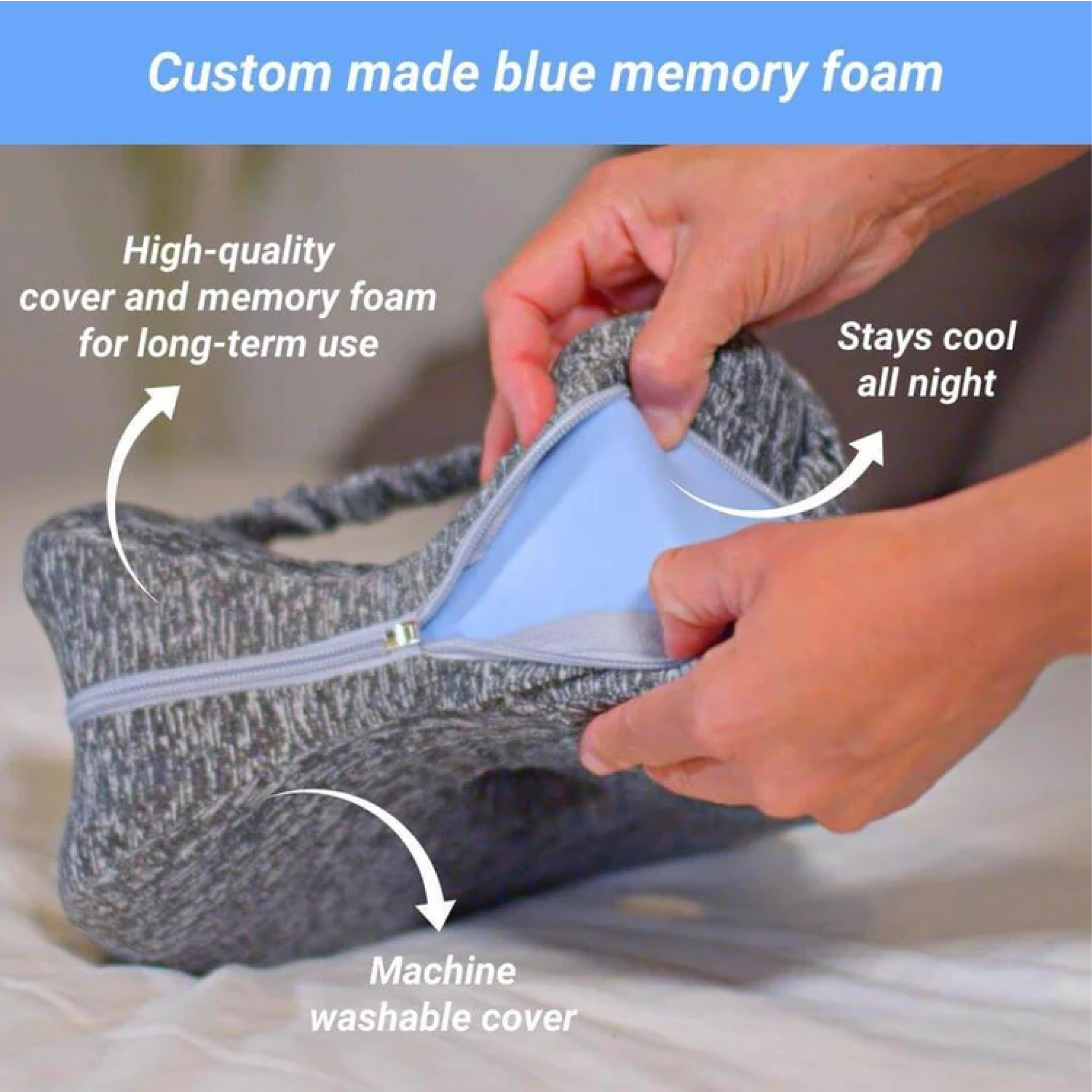 SmoothSpine Pillow - Relieves Back, Hips & Sciatica